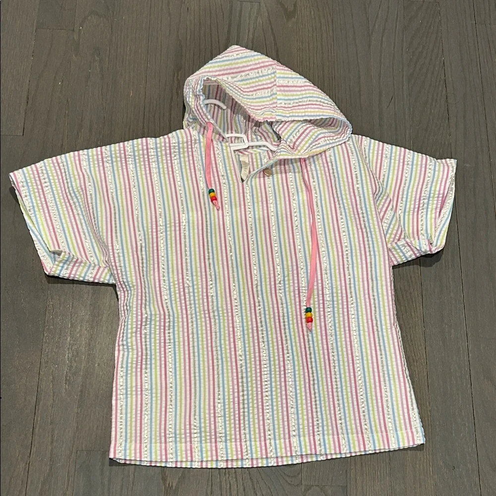 Striped Kids Swim Coverup y.